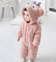 New Baby Bear Rompers (Pink)