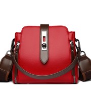 New Design High-quality Messenger Bags For Women Luxury Crossbody Shoulder Bags Female(Red)